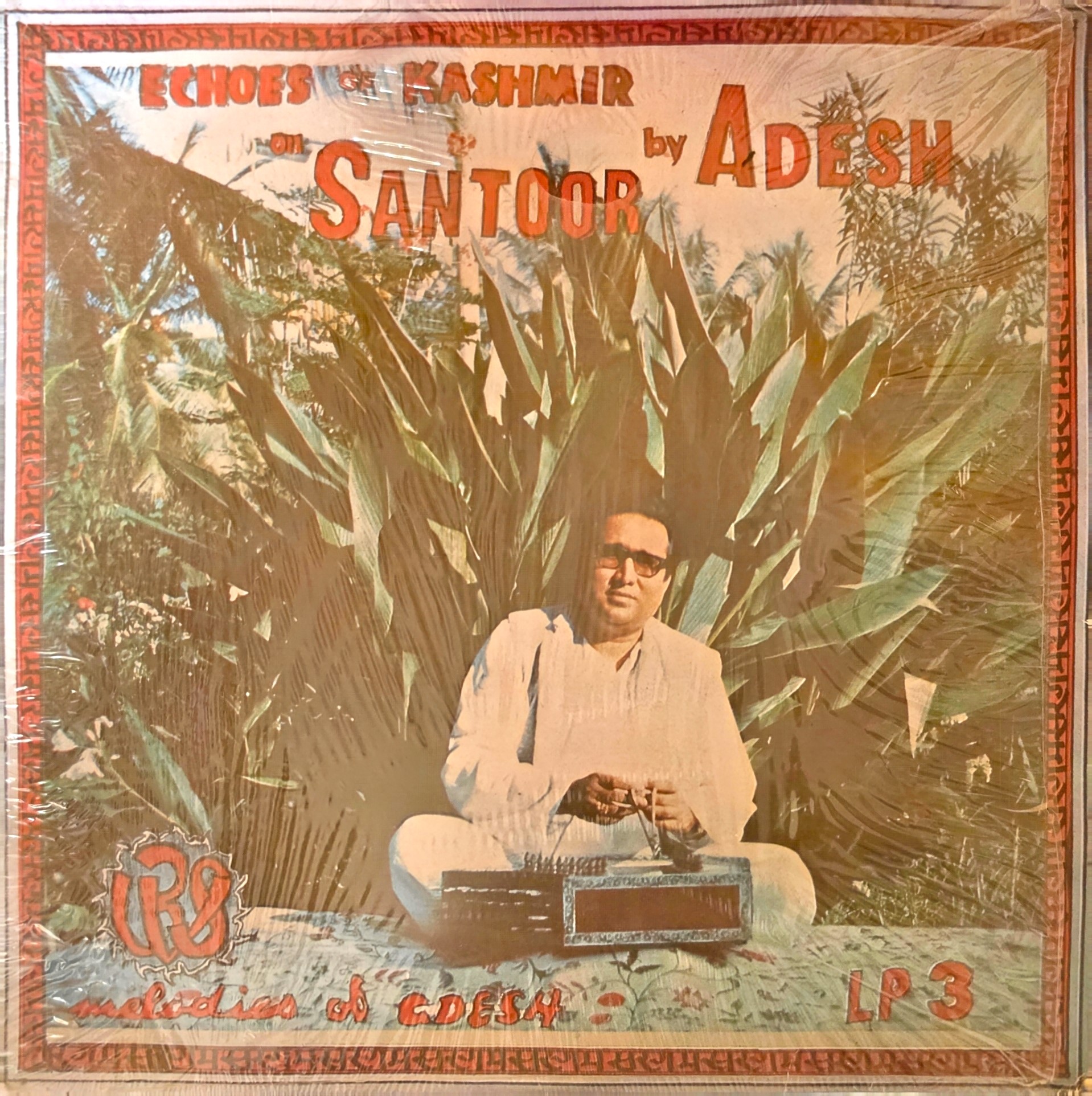 Echoes of Kashmir on Santoor by Adesh - Vinyl LP Album Cover