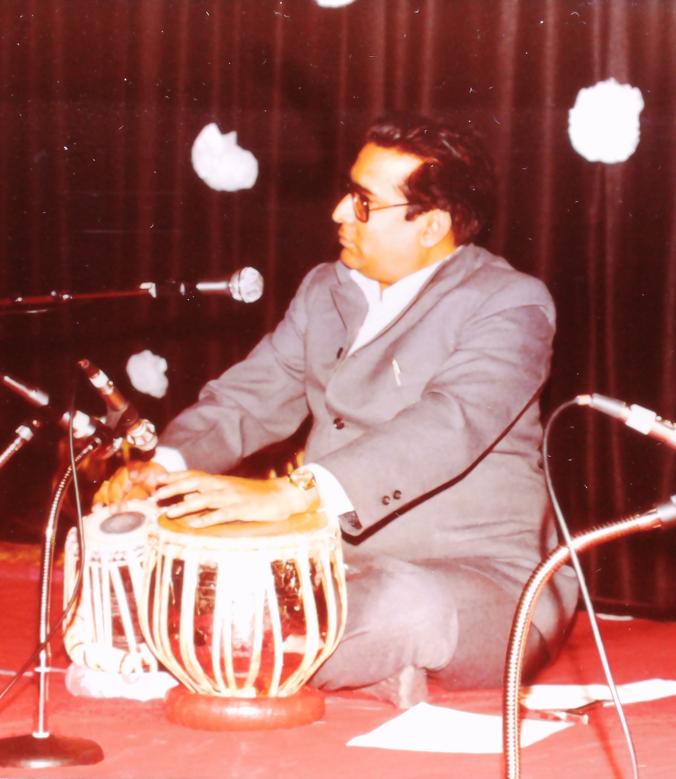 Prof. Hari Shanker Adesh performing classical tabla